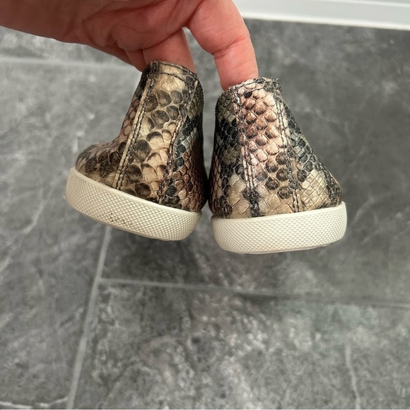 Frye Women's Leather Snakeskin Print Slip-On Flat Shoes Size 9M - Picture 8 of 15